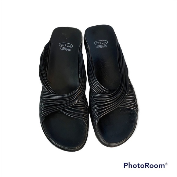 CIRCA JOAN & DAVID leather slides - Picture 1 of 4
